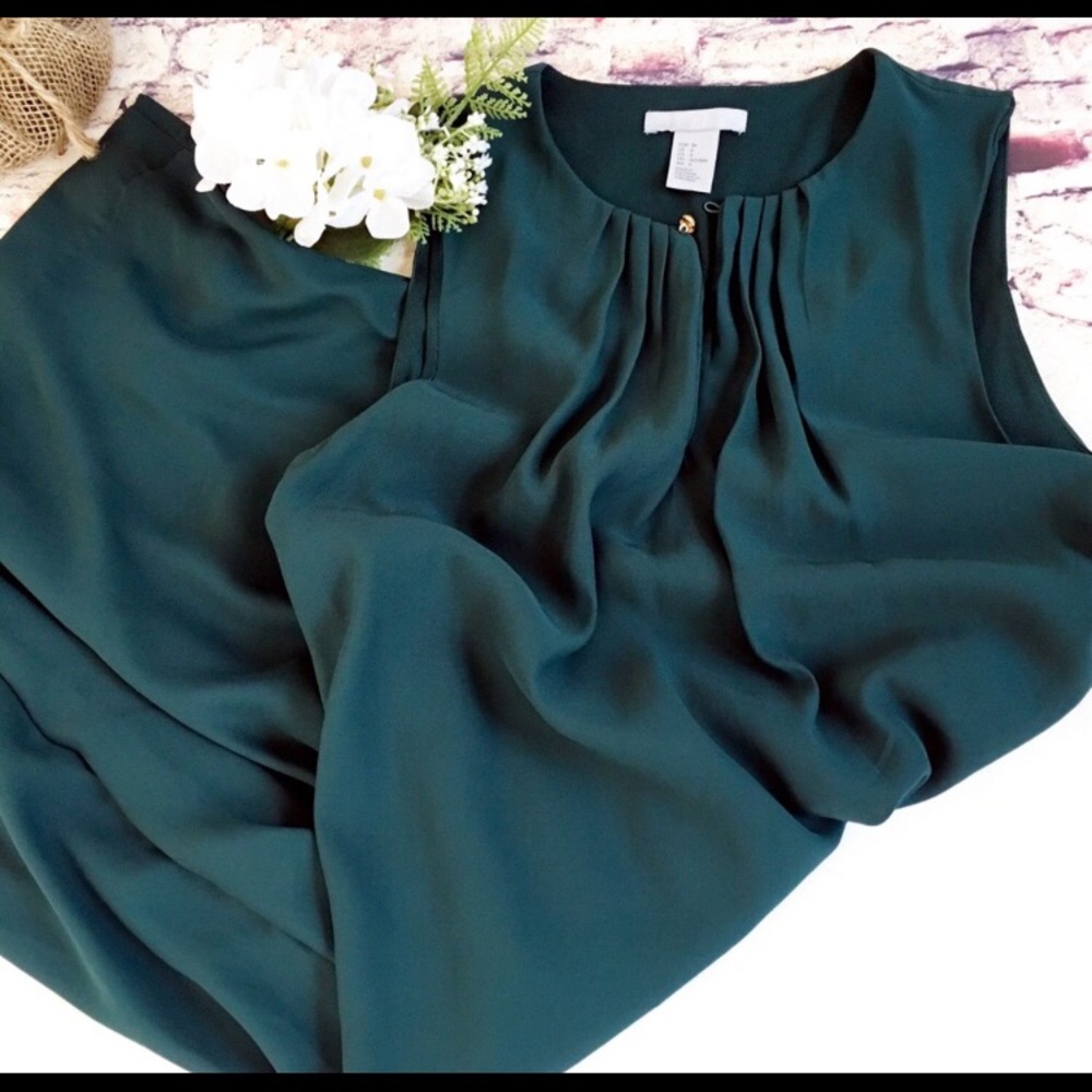 H&M Teal Shift Dress